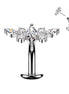 Implant-grade titanium threadless belly ring with marquise CZ center and CZ wing top – Silver | Pressha