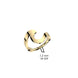 Swish Wave Clicker Hoop – 16G 316L Surgical Steel
