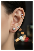 Flat Back Studs Dark Background