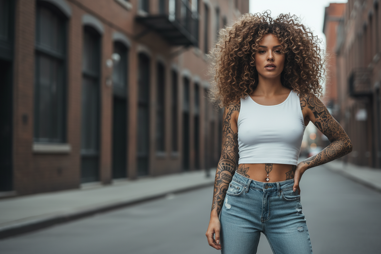 Fresh Start - Big Curly Hair Same Model