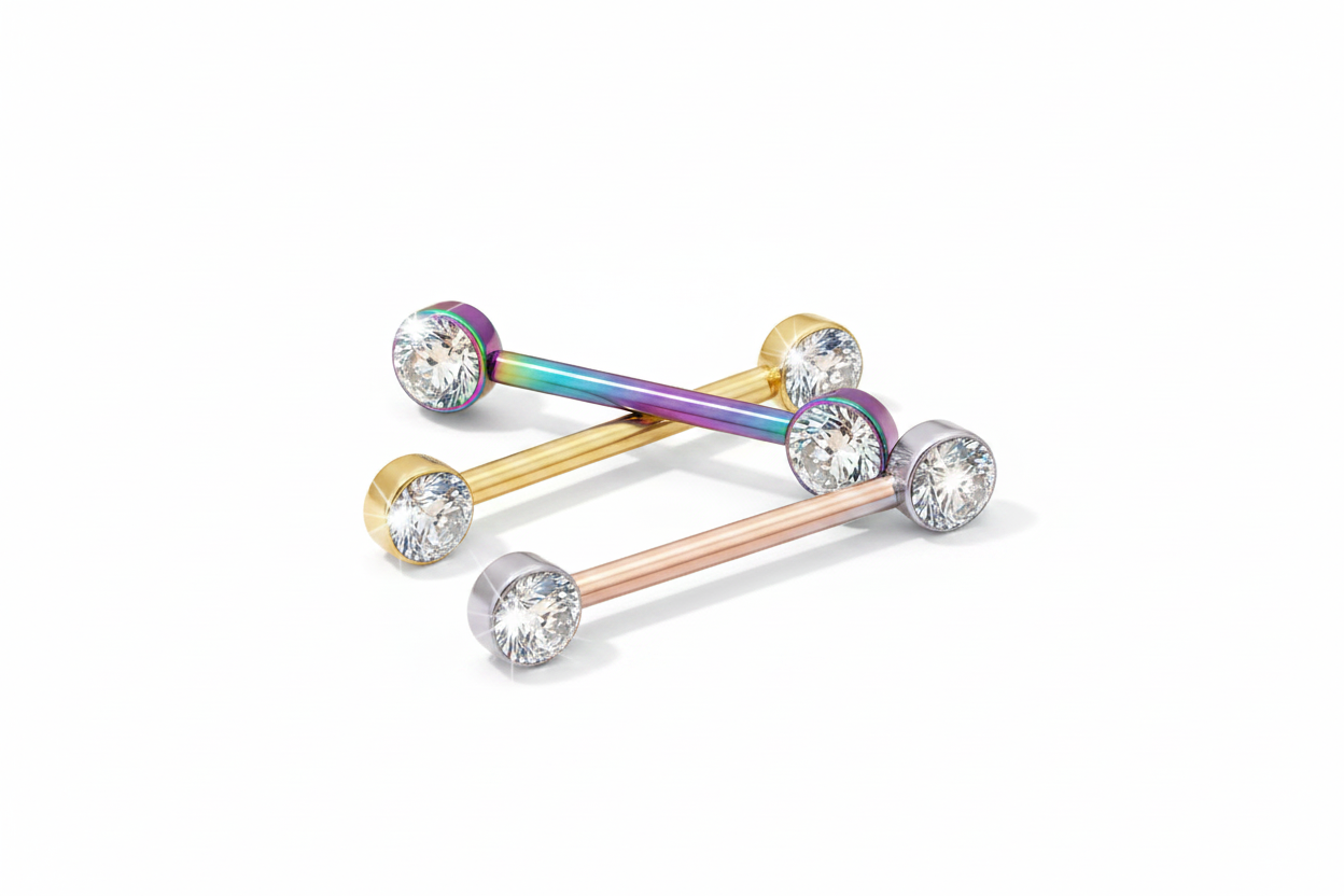 Nipple Rings Banner White